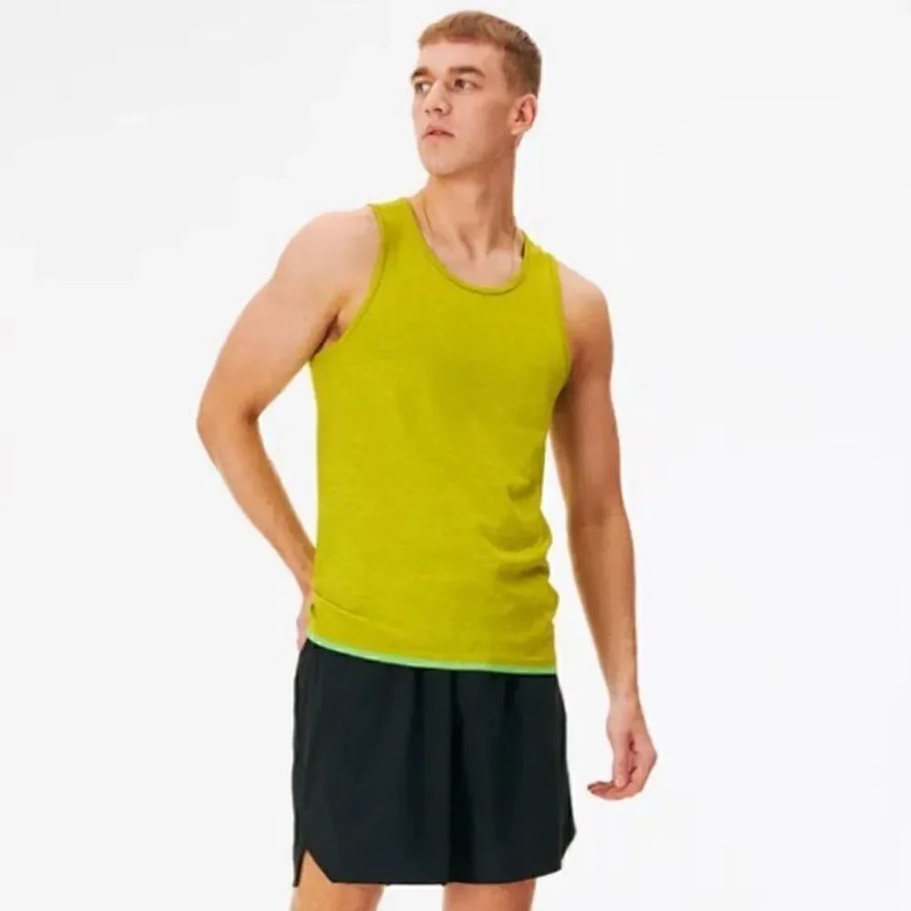 Outdoor Voices Men’s Seamless Pique Tank Top Shirt NWT